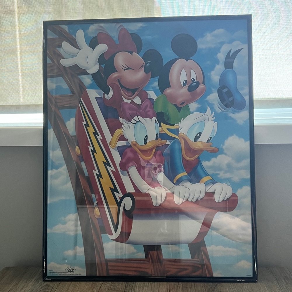 Framed Vintage Disney Parks Mickey & Friends Wall Art